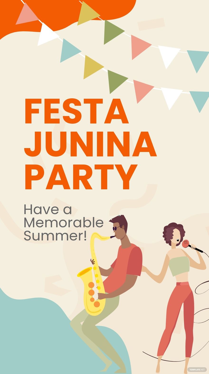 Free Festa Junina Party Instagram Story Template