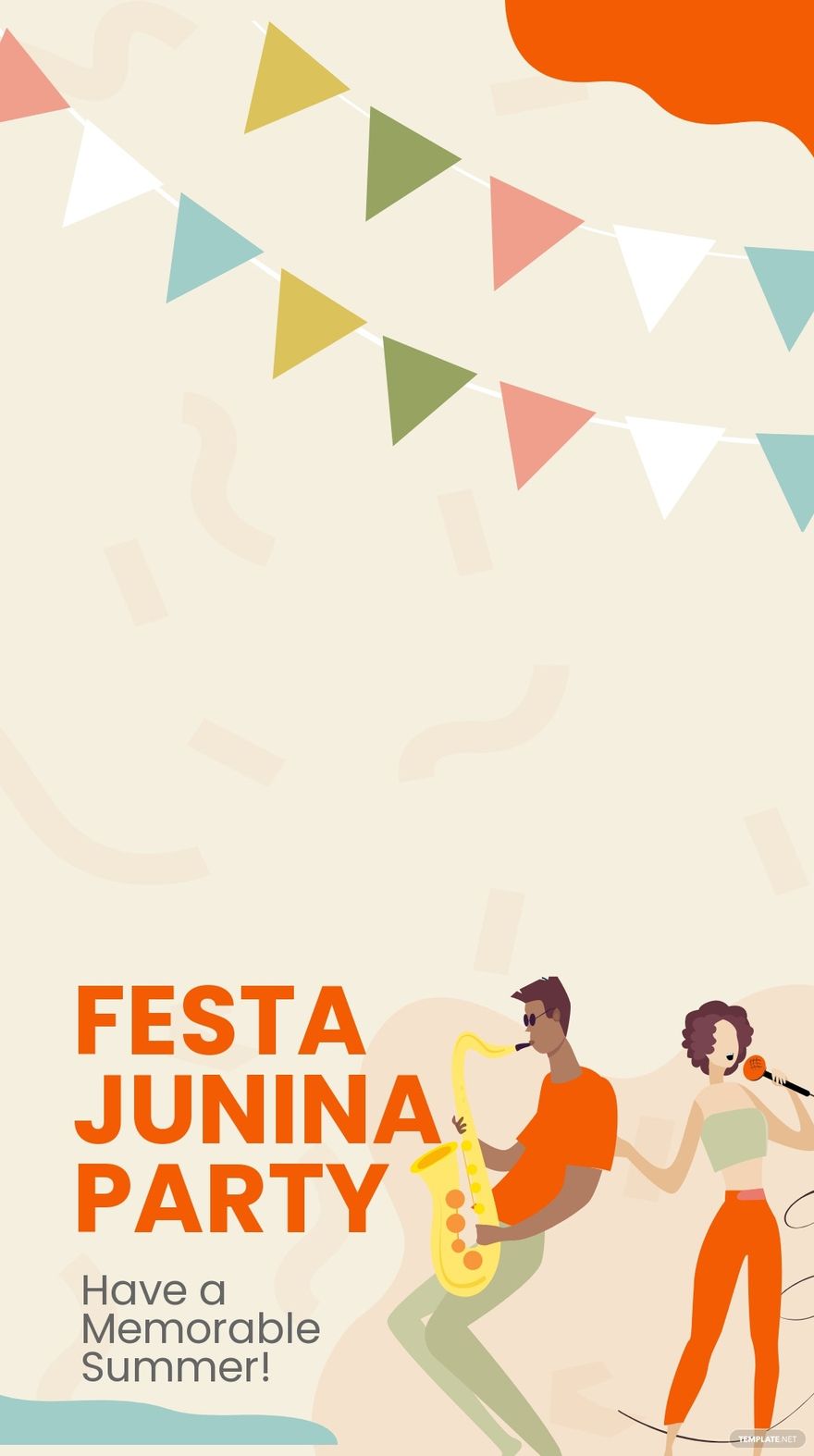 Free Festa Junina Party Snapchat Geofilter Template