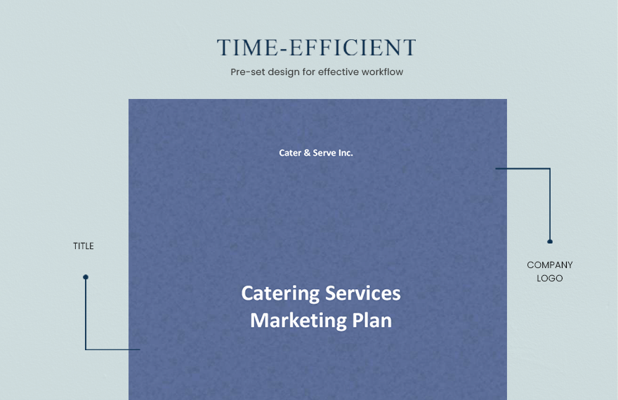 Catering Services Marketing Plan Template