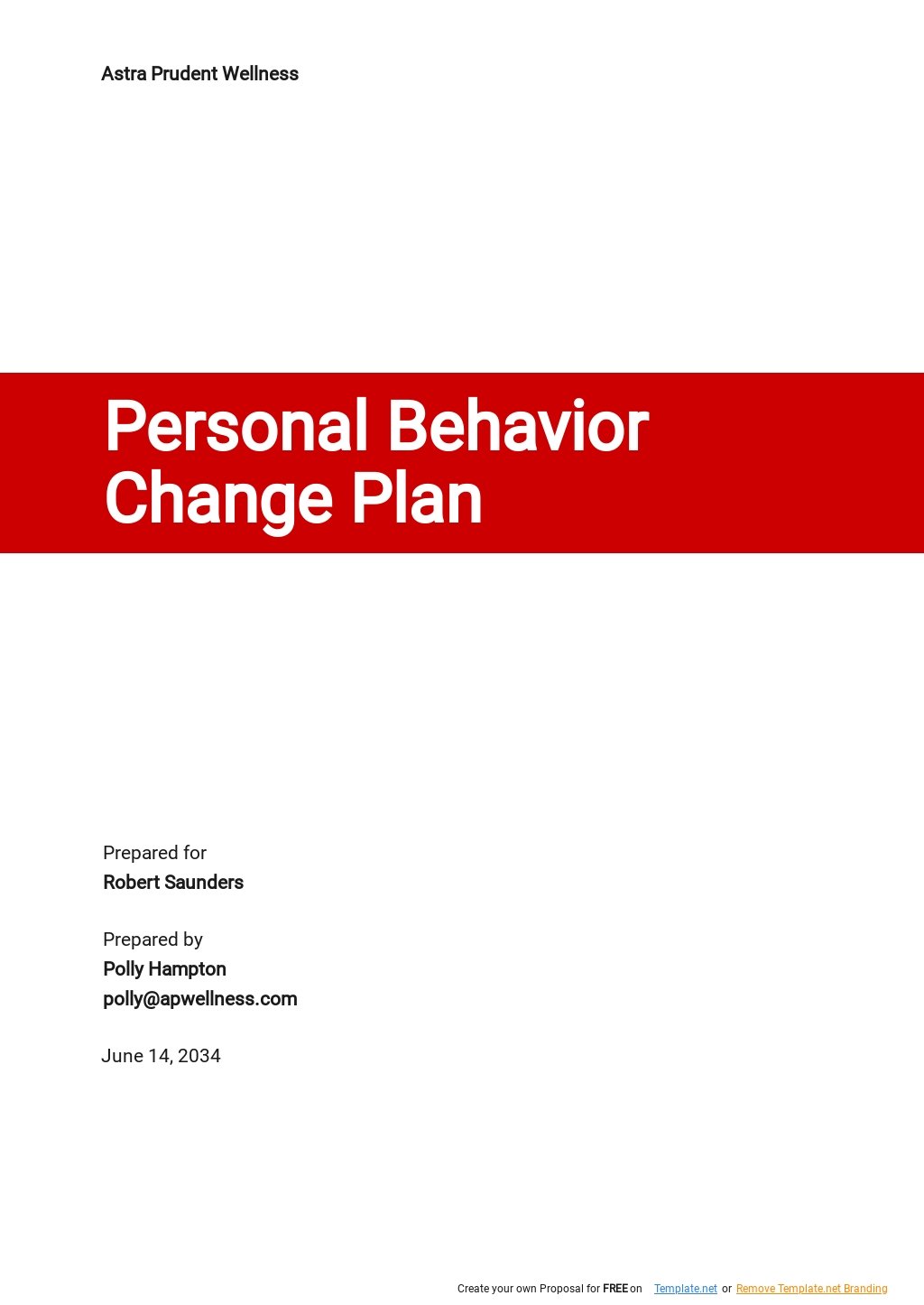 Personal Behavior Change Plan Template.jpe