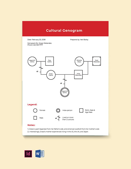social work cultural genogram