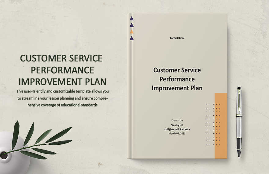 Customer Service Performance Improvement Plan Template