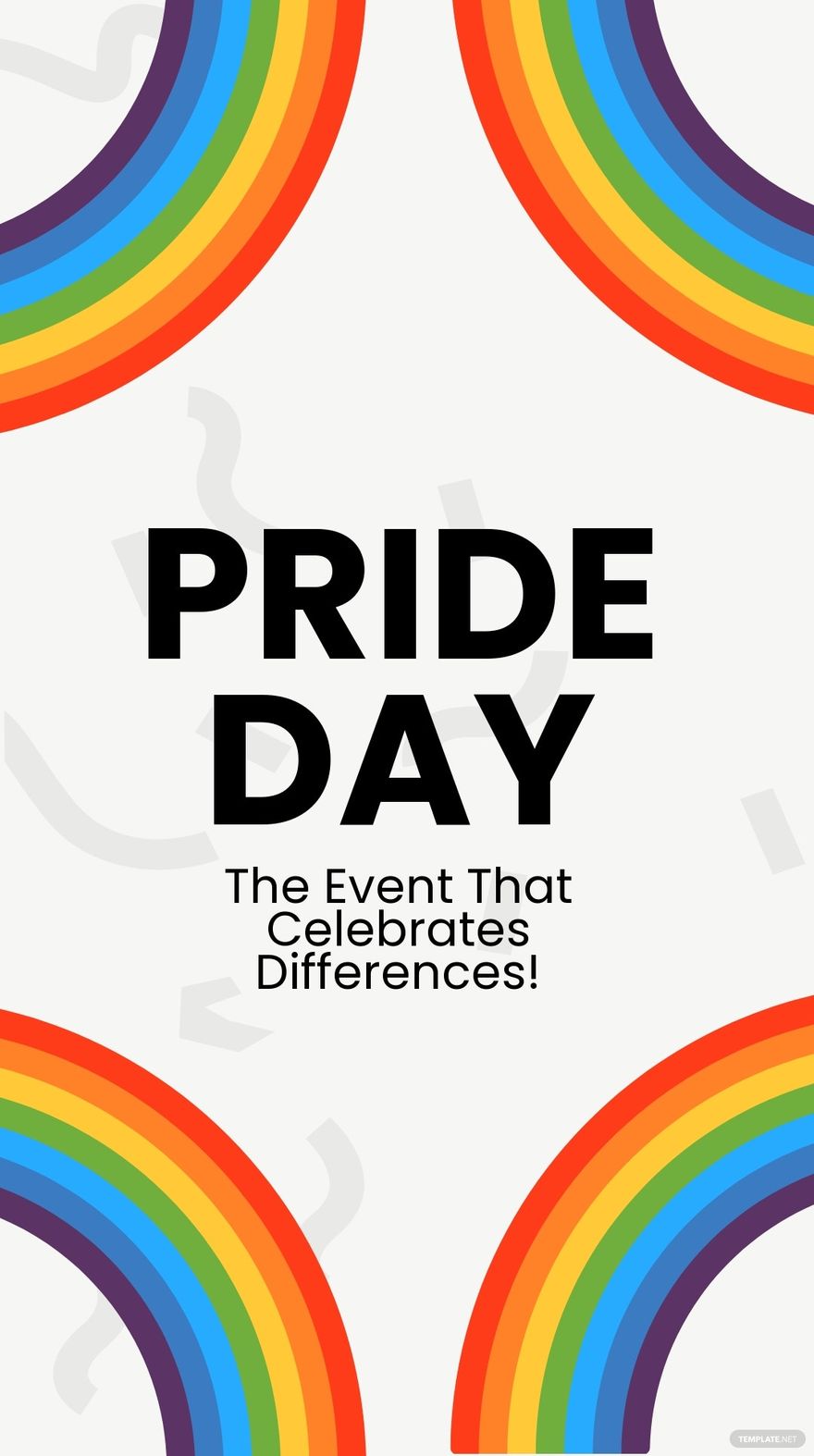 Pride Flyer Template Free