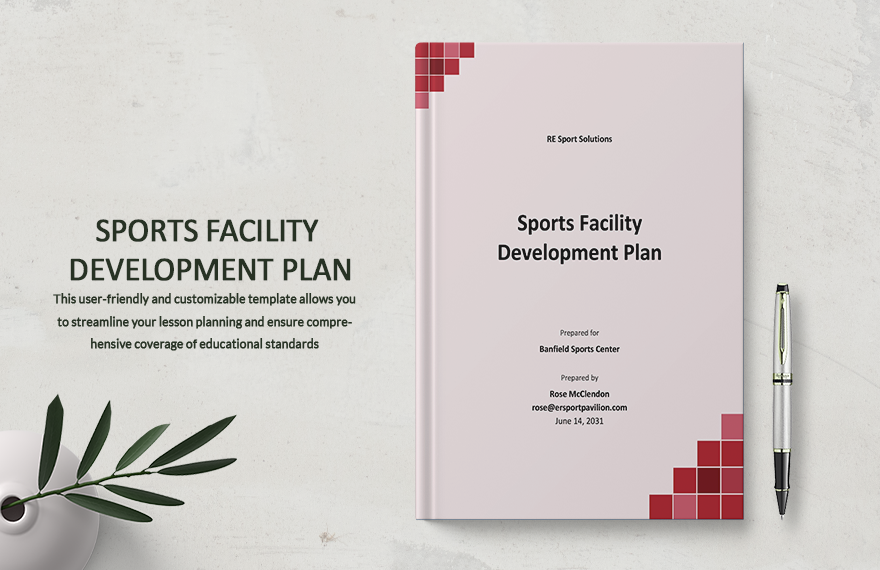 Sports Facility Development Plan Template
