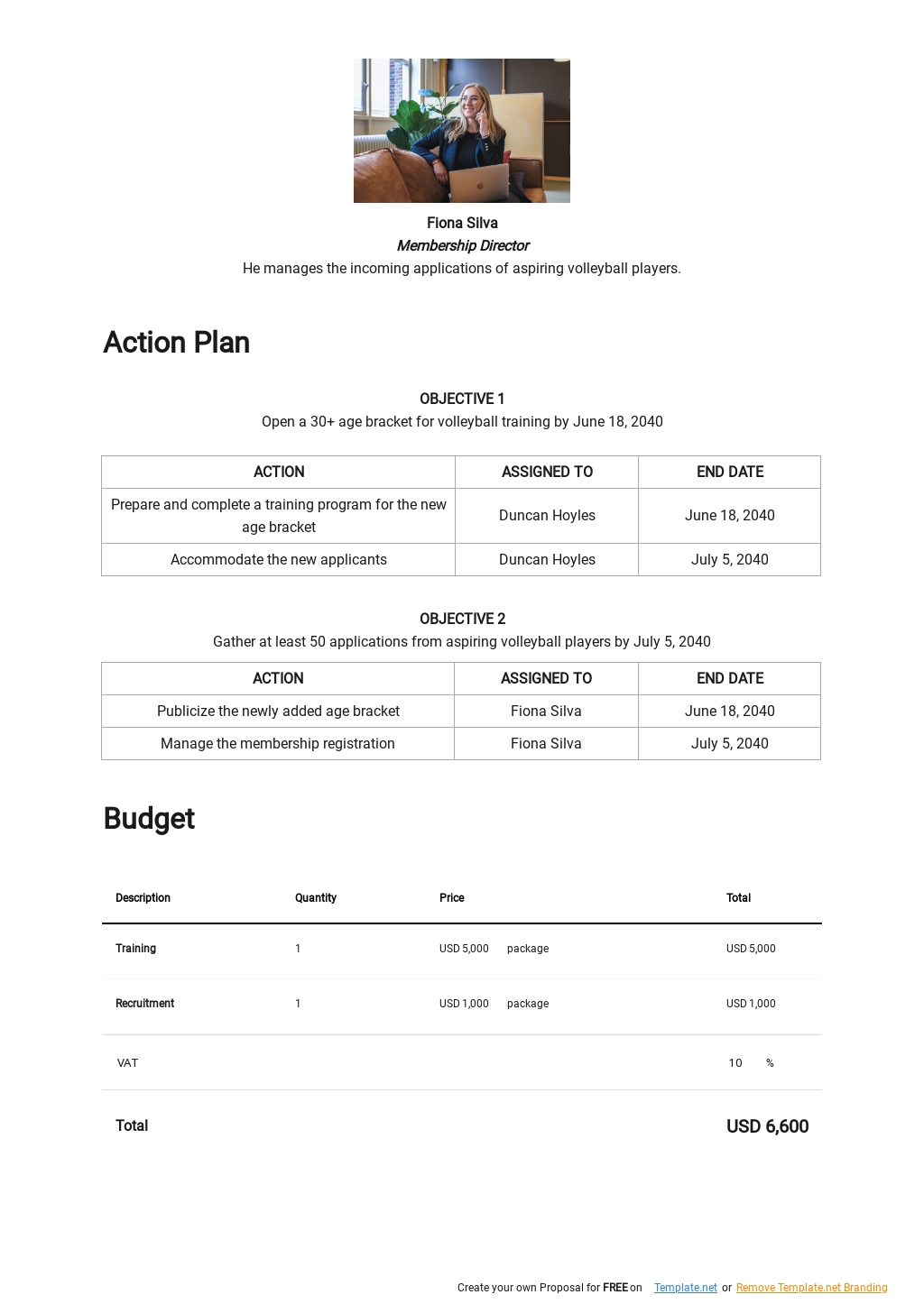 Free Sample Sports Development Plan Template Google Docs, Word, Apple