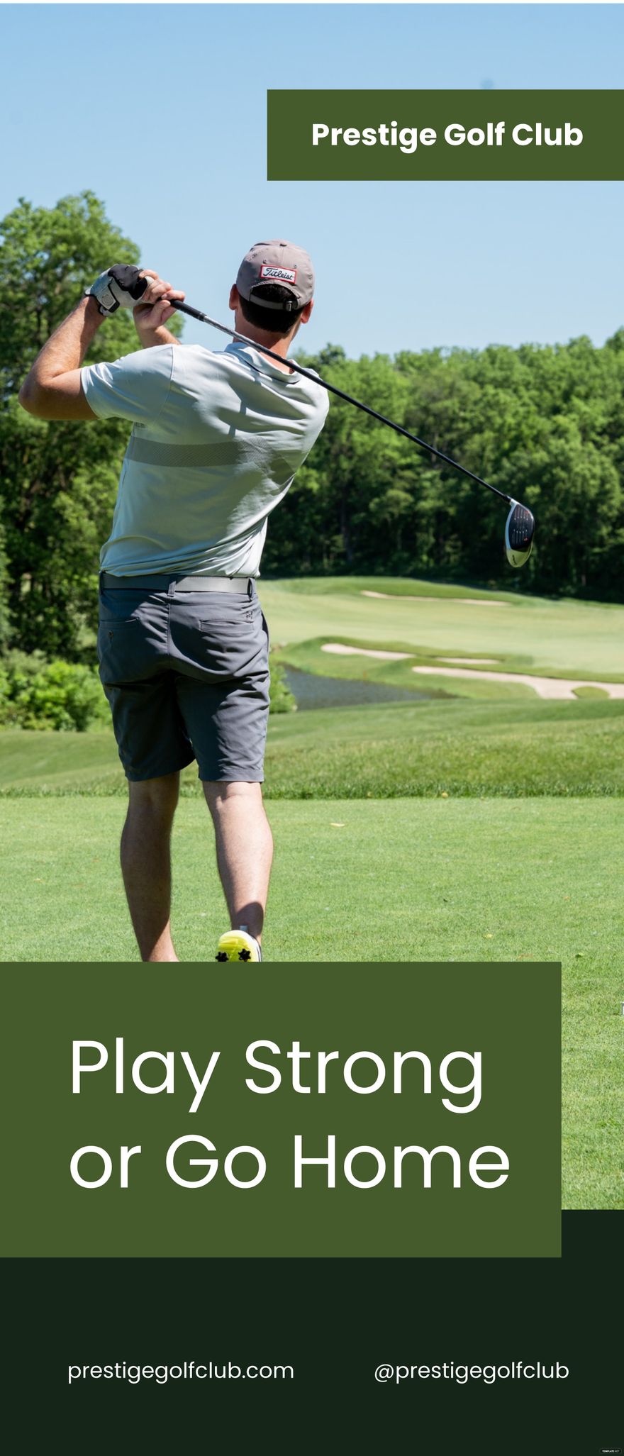 Free Golf Club Rollup Banner Template in Word, Google Docs, Publisher