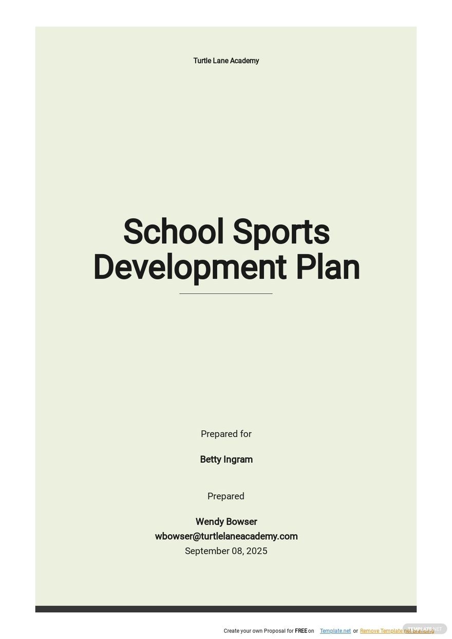 sports club business plan template