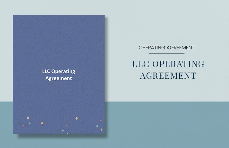 Simple LLC Operating Agreement Template