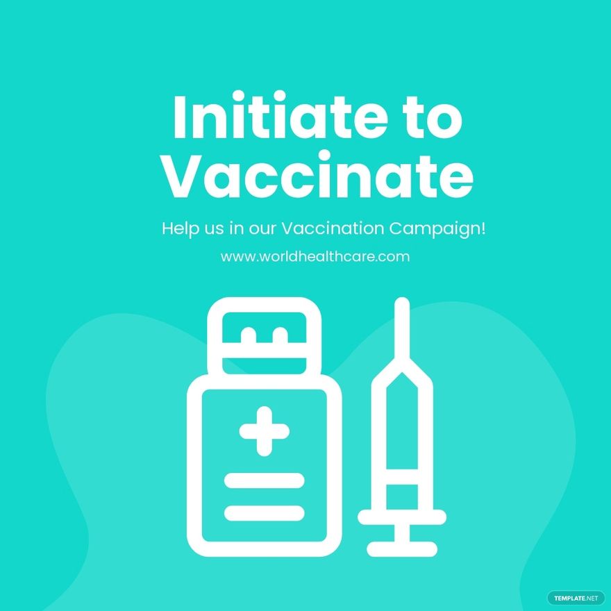 Vaccine Campaign Instagram Post Template.jpe