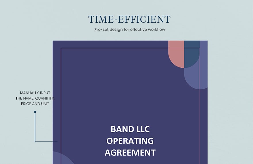 Band LLC Operating Agreement Template