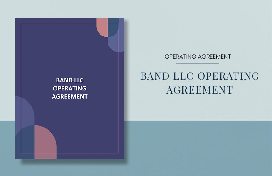 Band LLC Operating Agreement Template