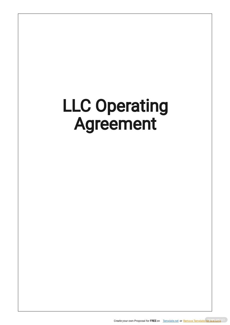 Basic LLC Operating Agreement Template.jpe