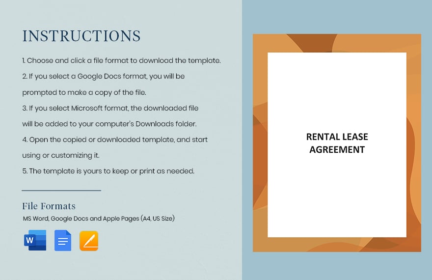 Simple Rental Lease Agreement Template