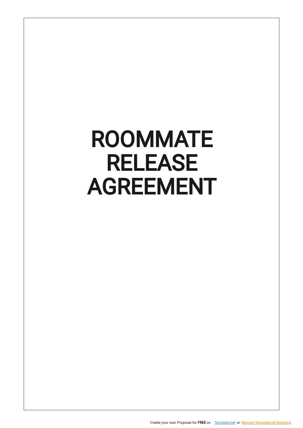 Roommate Release Agreement Template.jpe