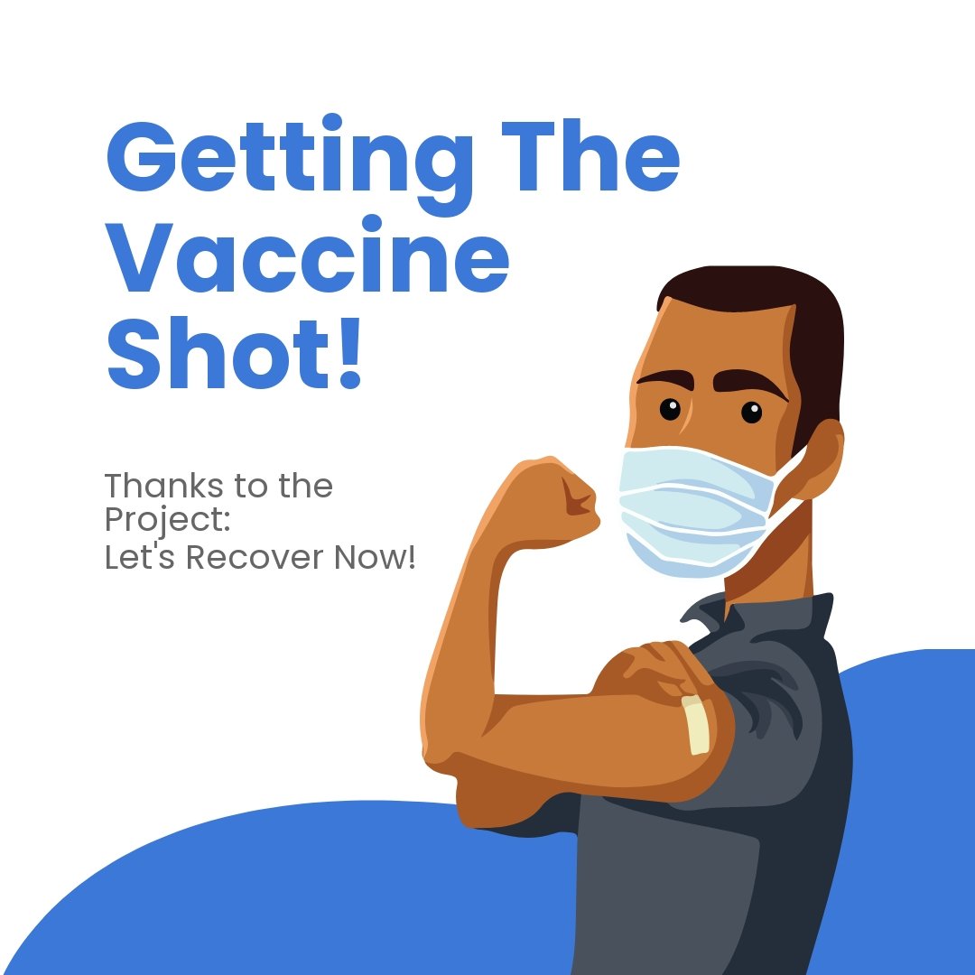 I Got Vaccinated Instagram Post Template.jpe