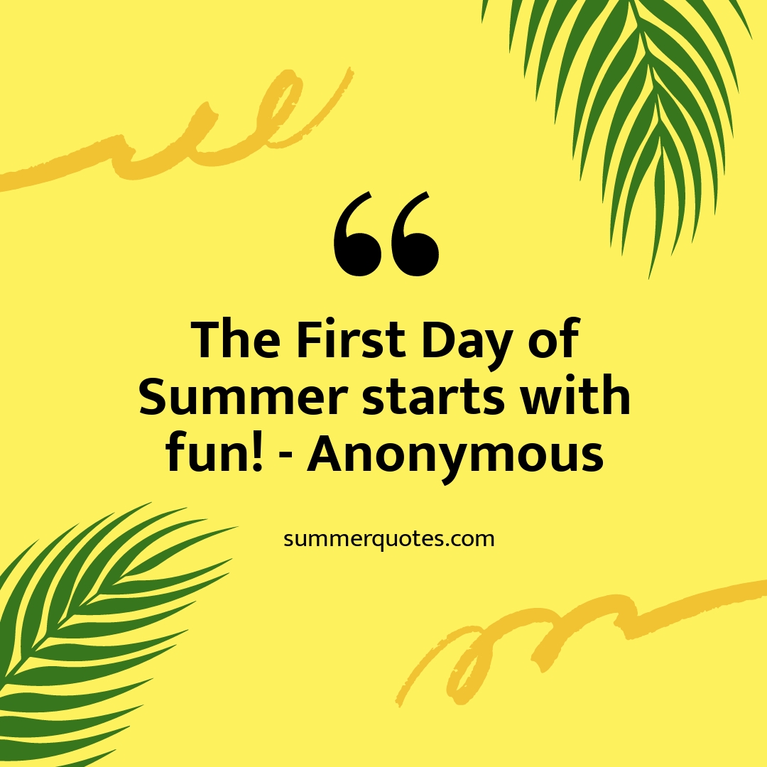 Free First Day of Summer Quote Instagram Post Template