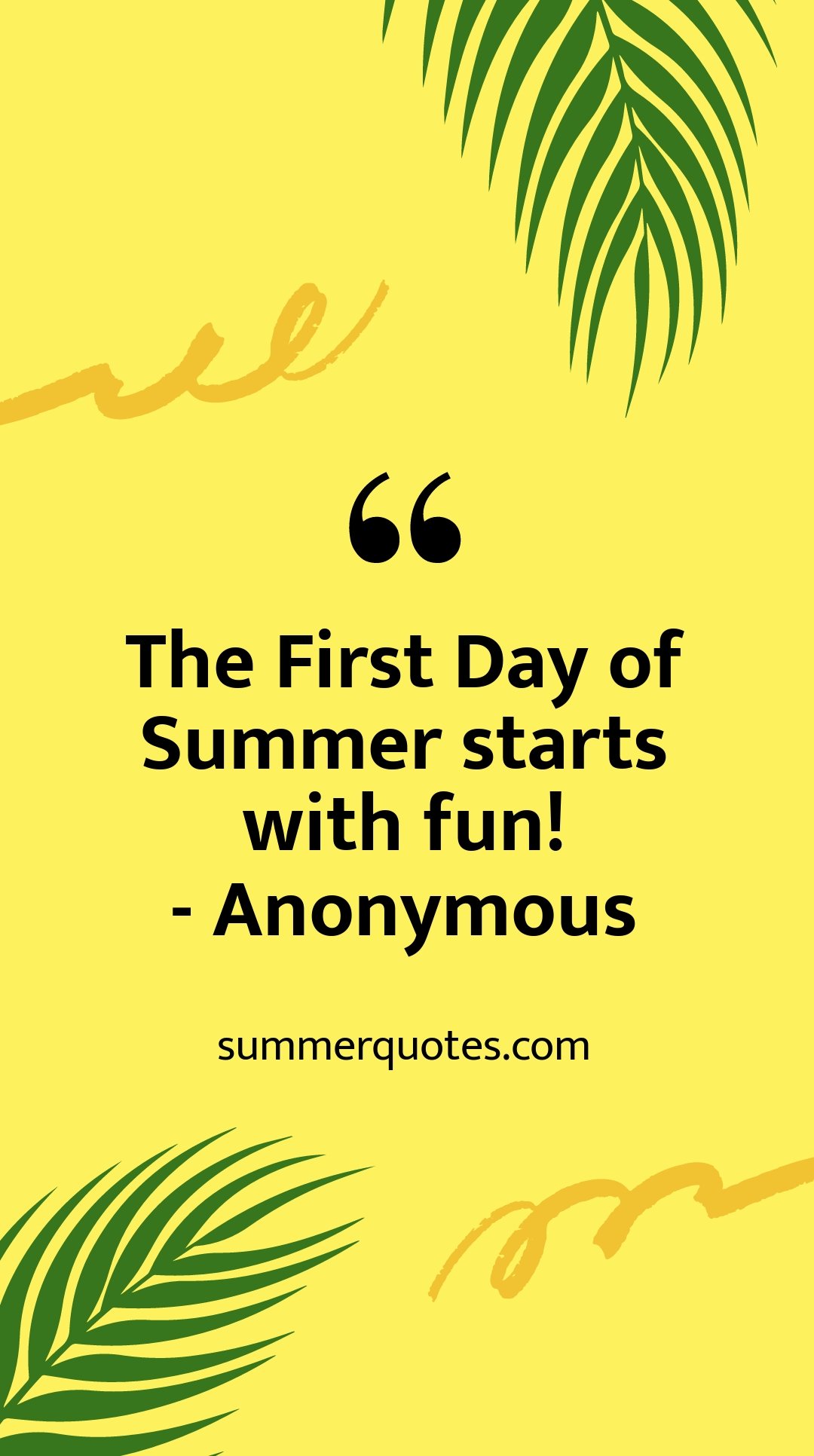 Free First Day of Summer Party Whatsapp Post Template