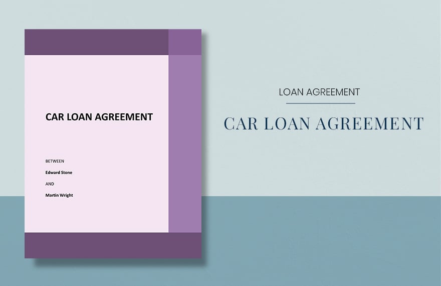 Simple Car Loan Agreement Template