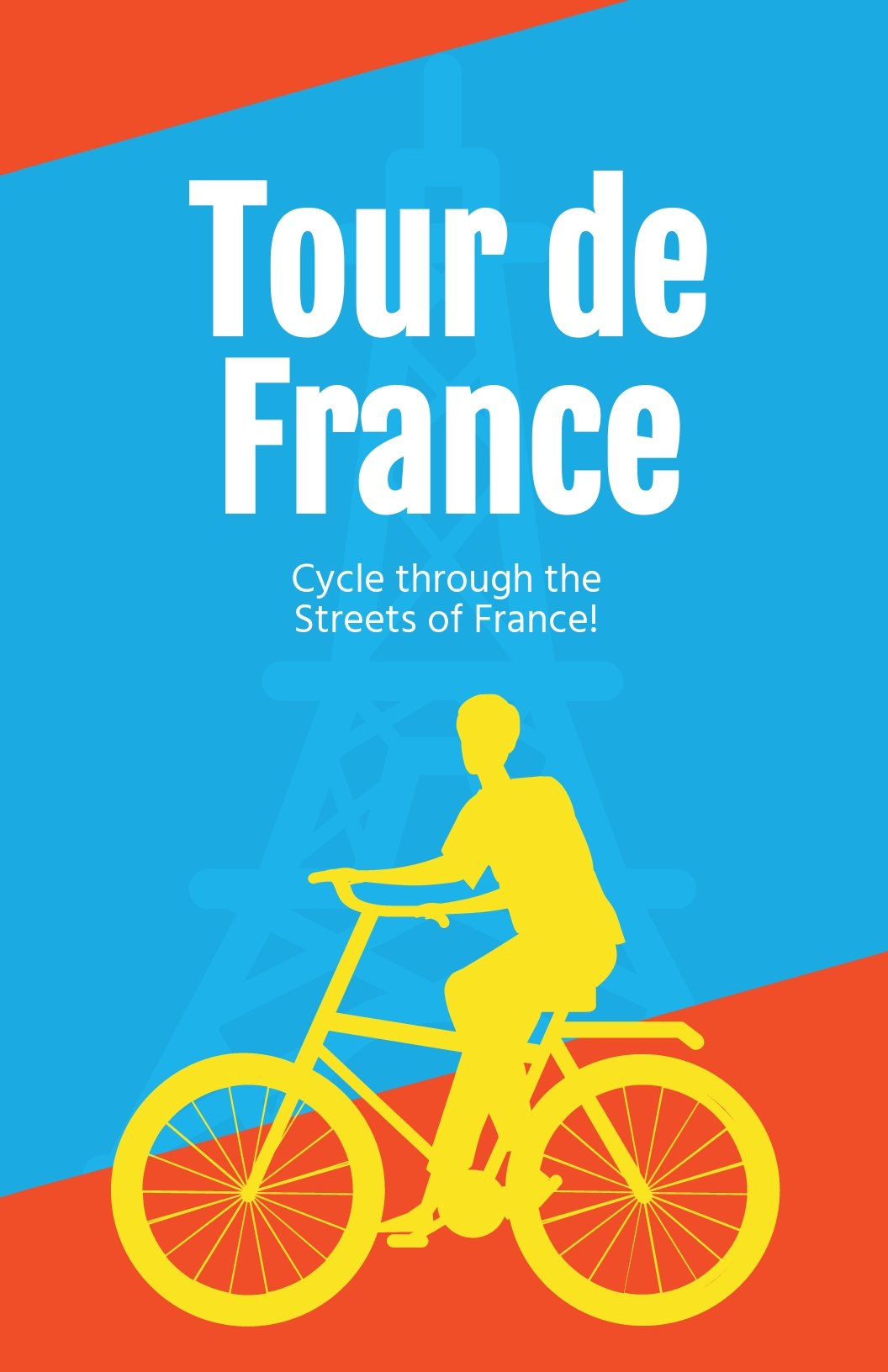 Free Tour De France Poster Template