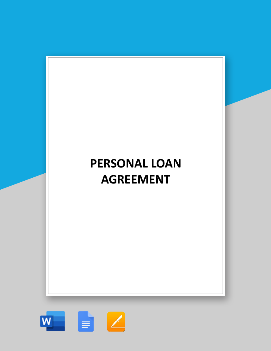 Sample Personal Loan Agreement Template