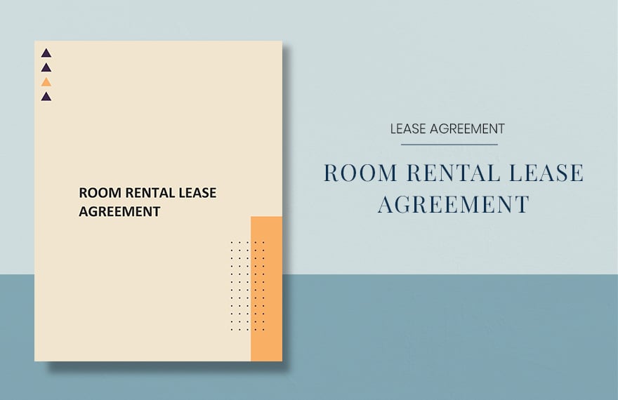 Sample Room Rental Lease Agreement Template