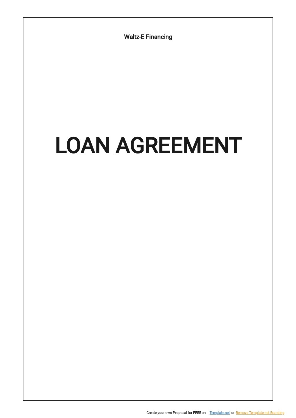 Free Simple Car Loan Agreement Template Google Docs, Word, Apple
