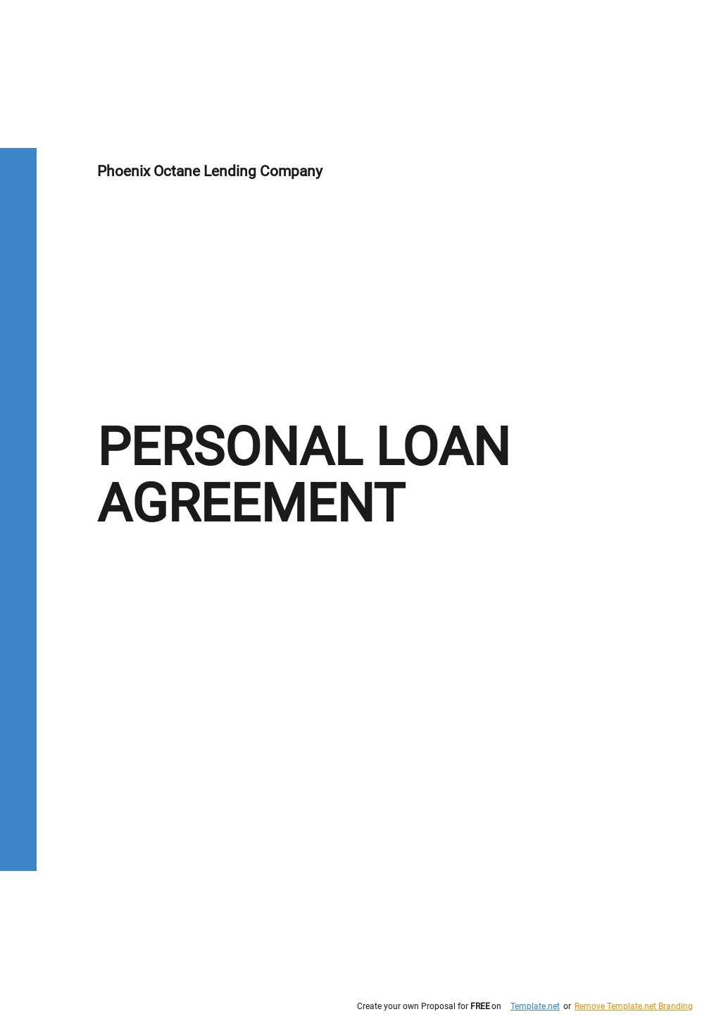 Loan Agreement Template Google Docs