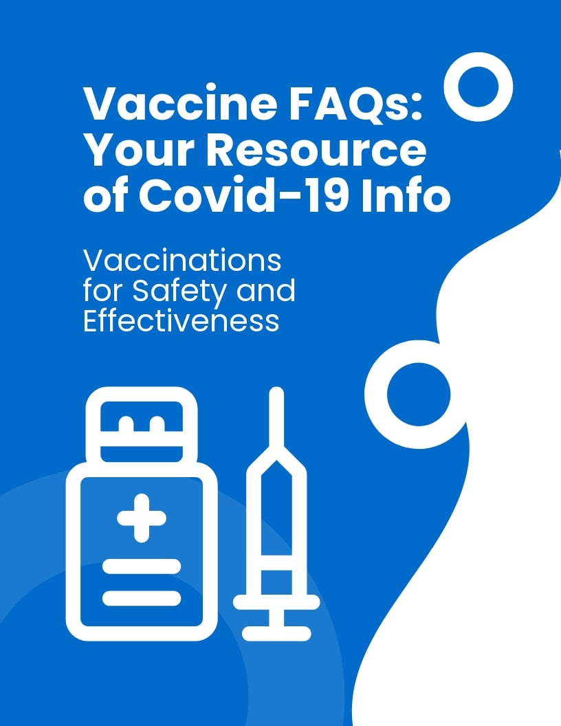 Free Covid 19 Vaccine Safety And Effectiveness Flyer in Word, Google Docs, Apple Pages, Publisher