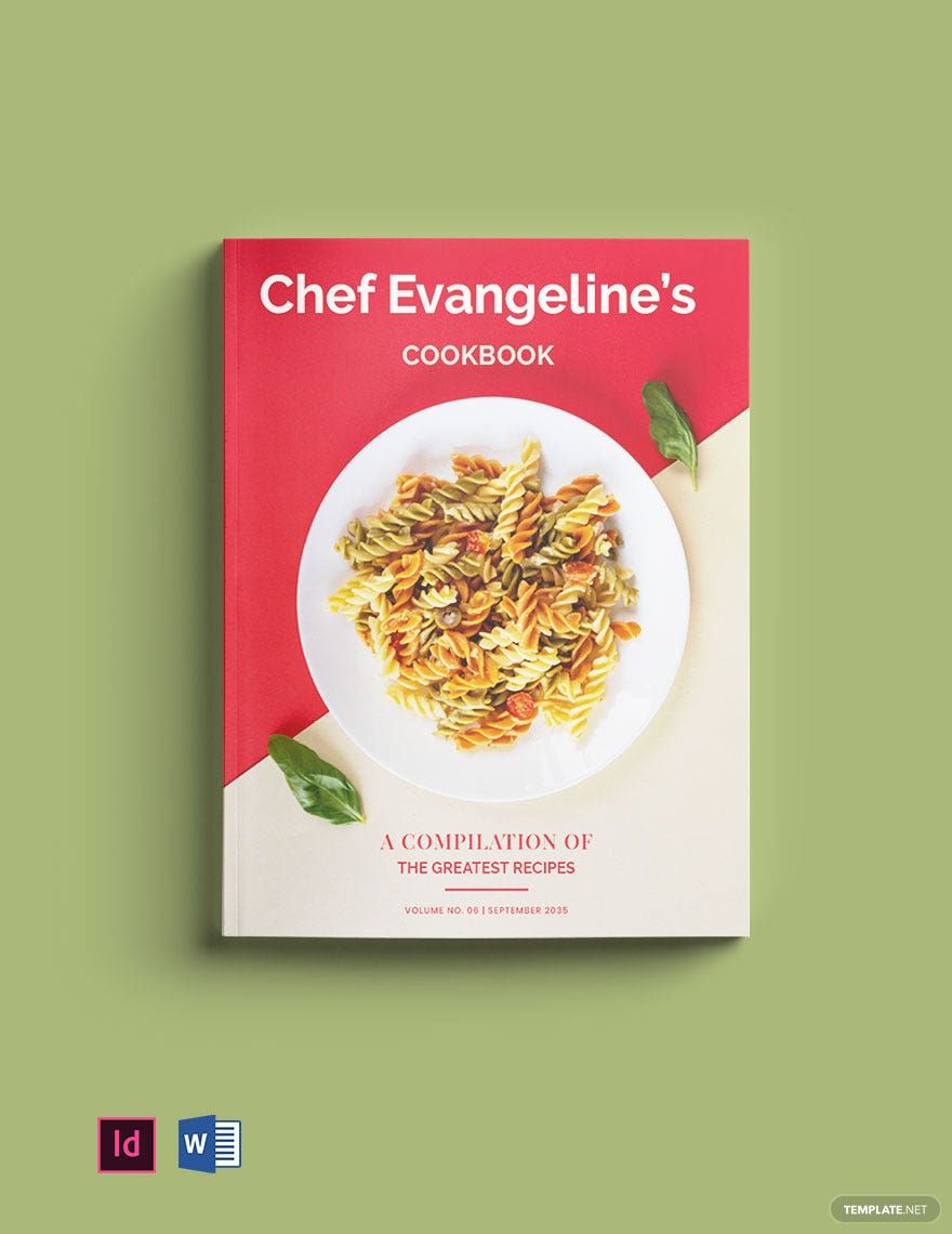 Good Food Cookbook Template