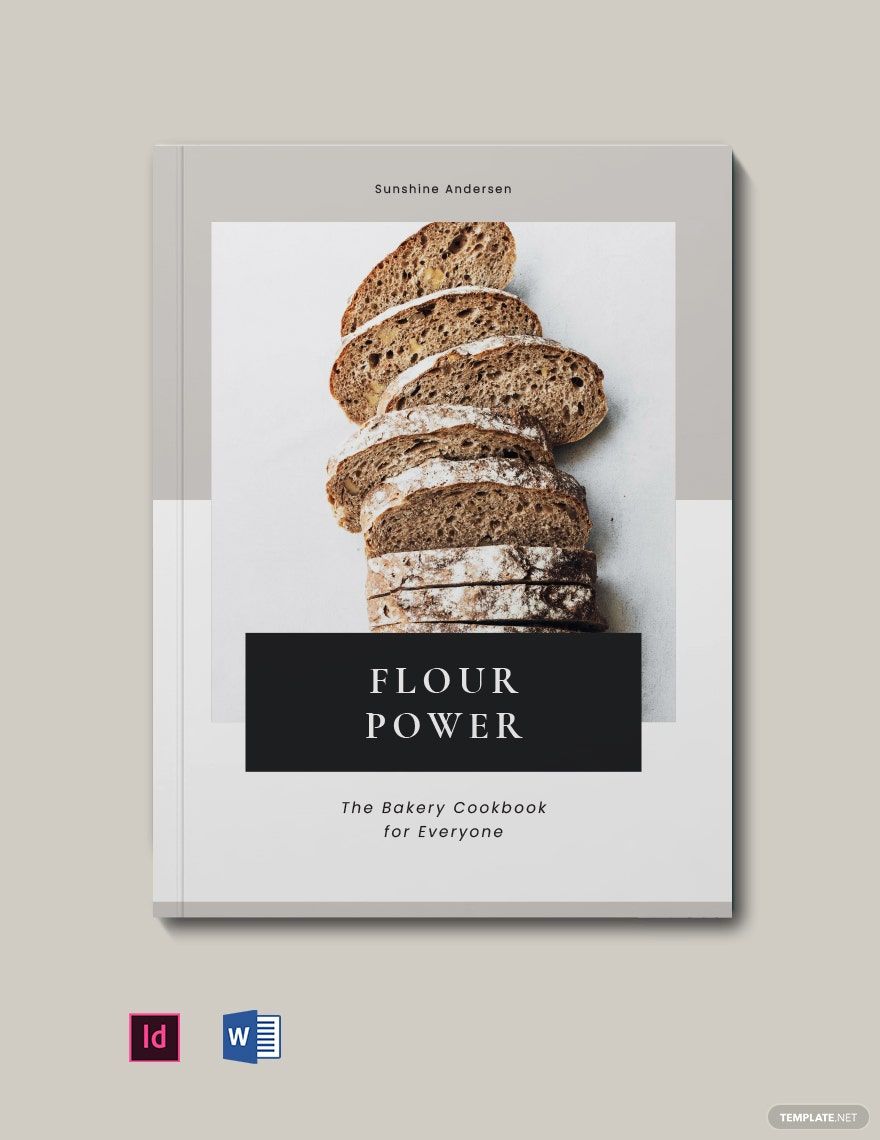 Minimal Bakery Cookbook Template