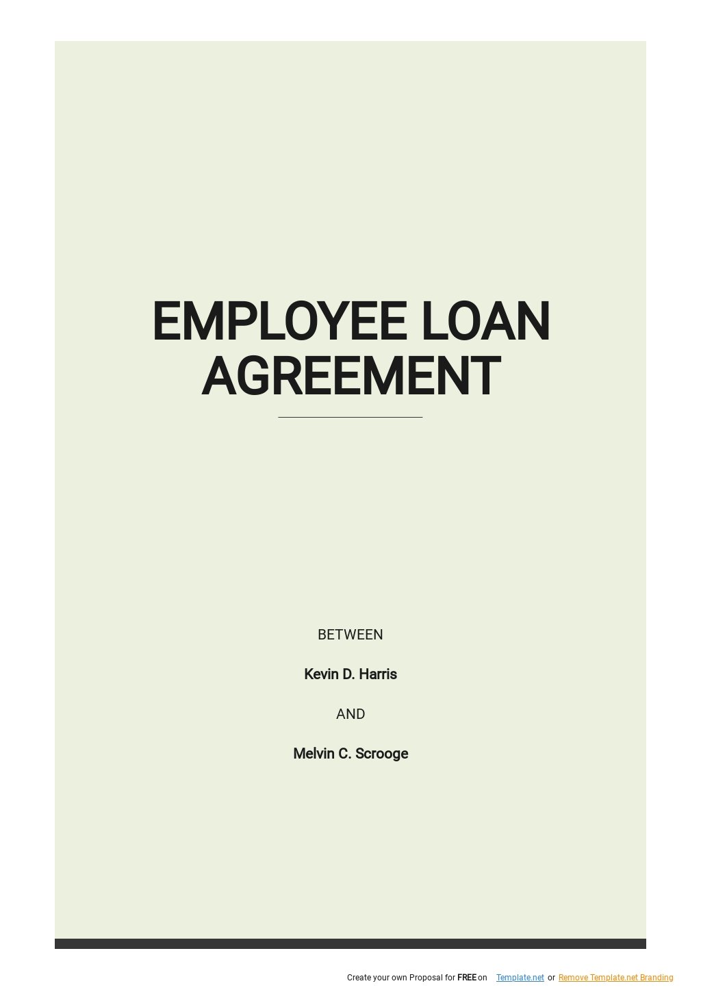 Free Simple Loan Agreement Template Google Docs, Word, Apple Pages