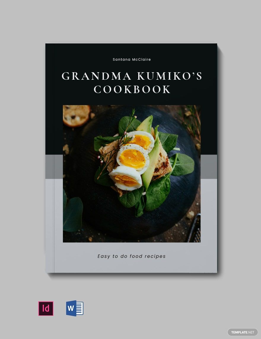Food Recipe Cookbook Template