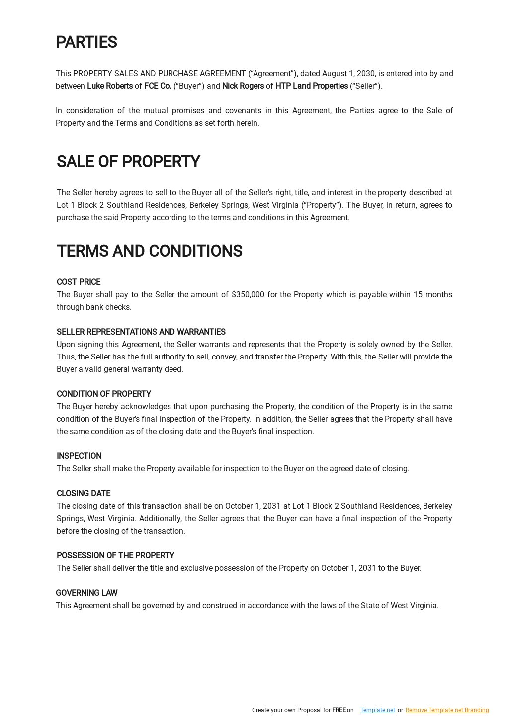 Property Sales and Purchase Agreement Template 1.jpe