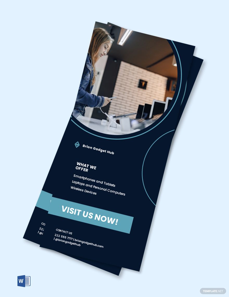 Transport Company Rack Card Template - Illustrator, Word, PSD ...