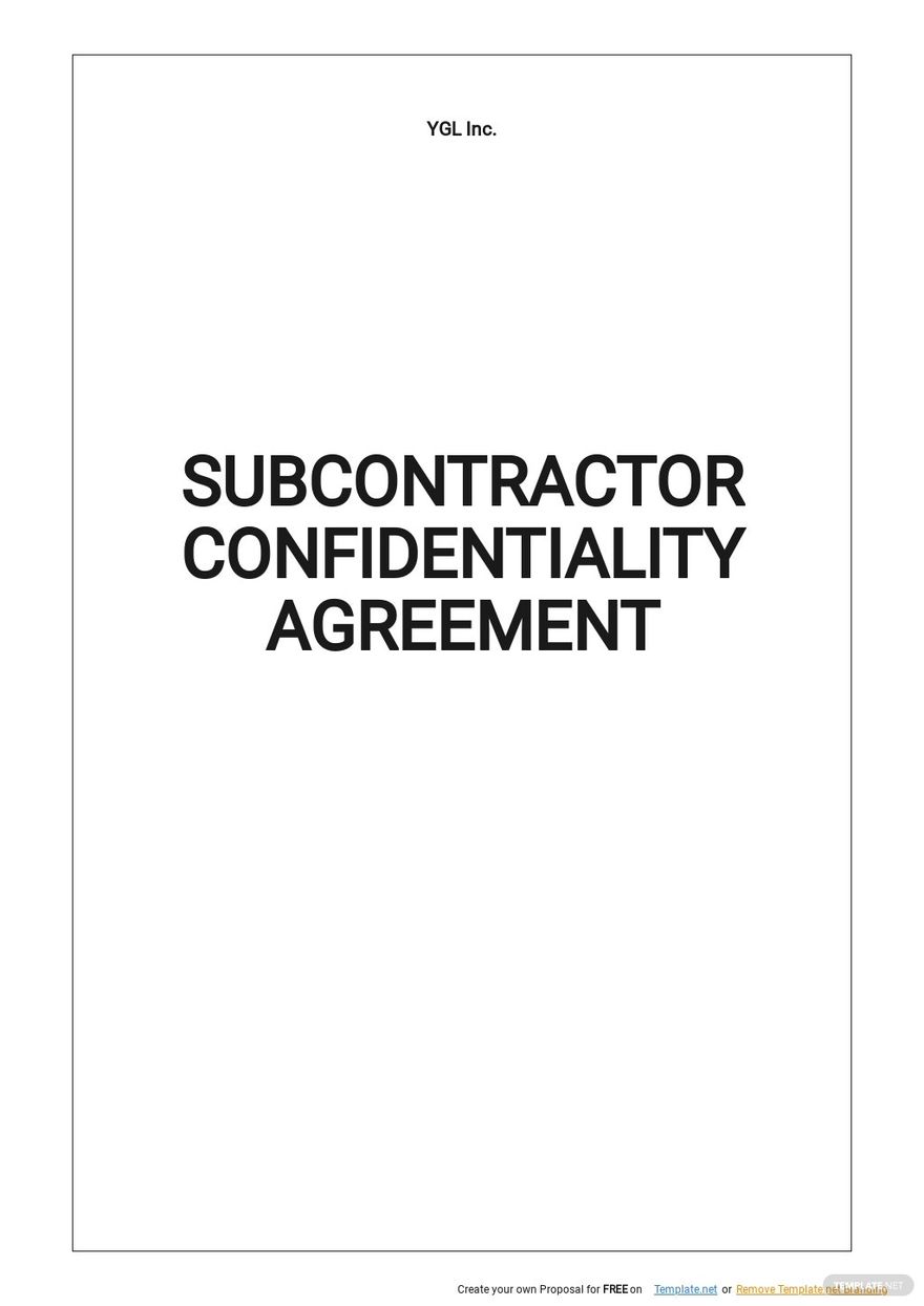 Subcontractor Confidentiality Agreement Template.jpe