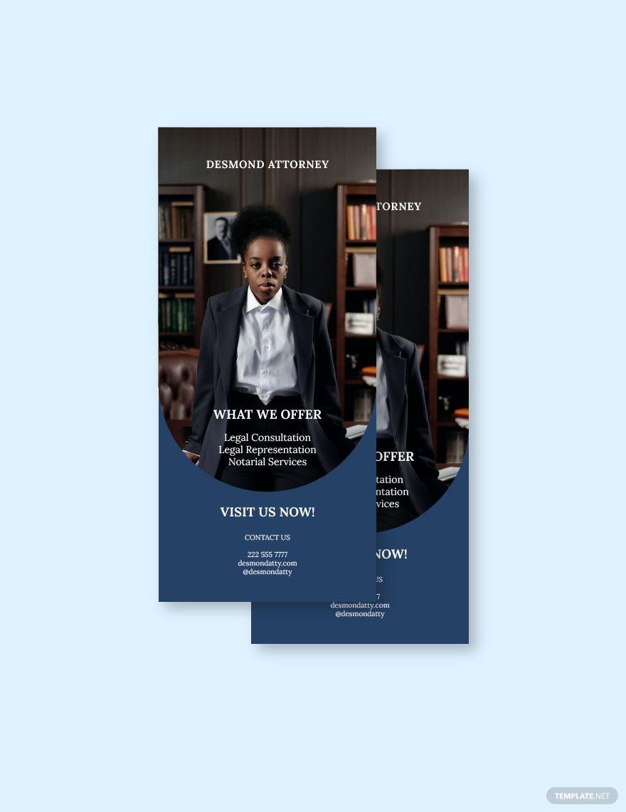Free Attorney Rack Card Template