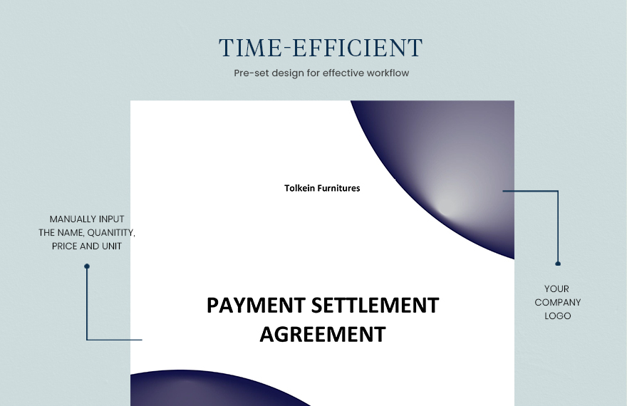 Simple Payment Settlement Agreement Template