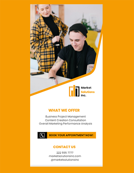 Free Freelance Marketing Rack Card Template - Download in Word ...