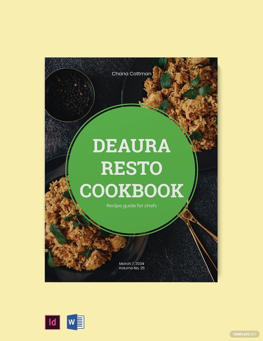 Restaurant Cookbook Template