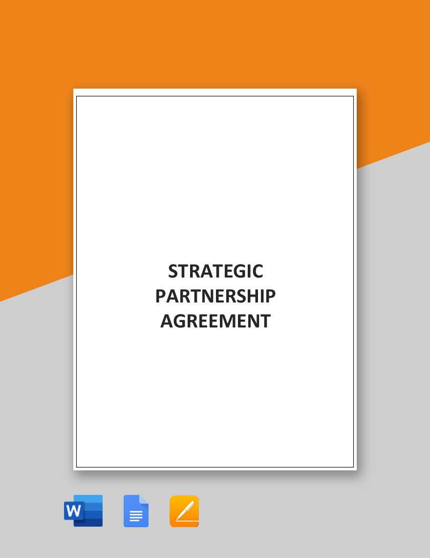 Strategic Business Partnership Agreement Template