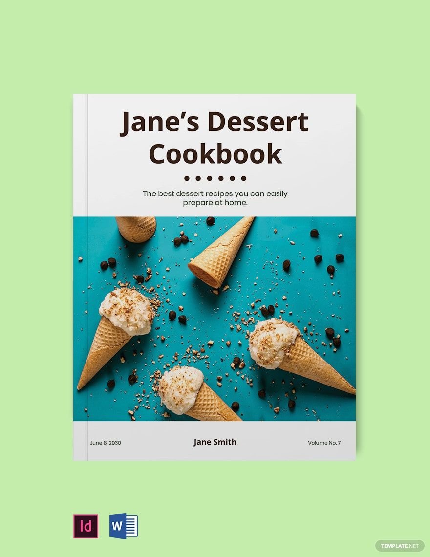 Desserts Cookbook Template