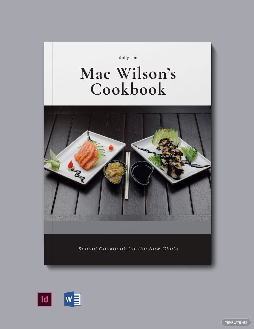 Modern School Cookbook Template