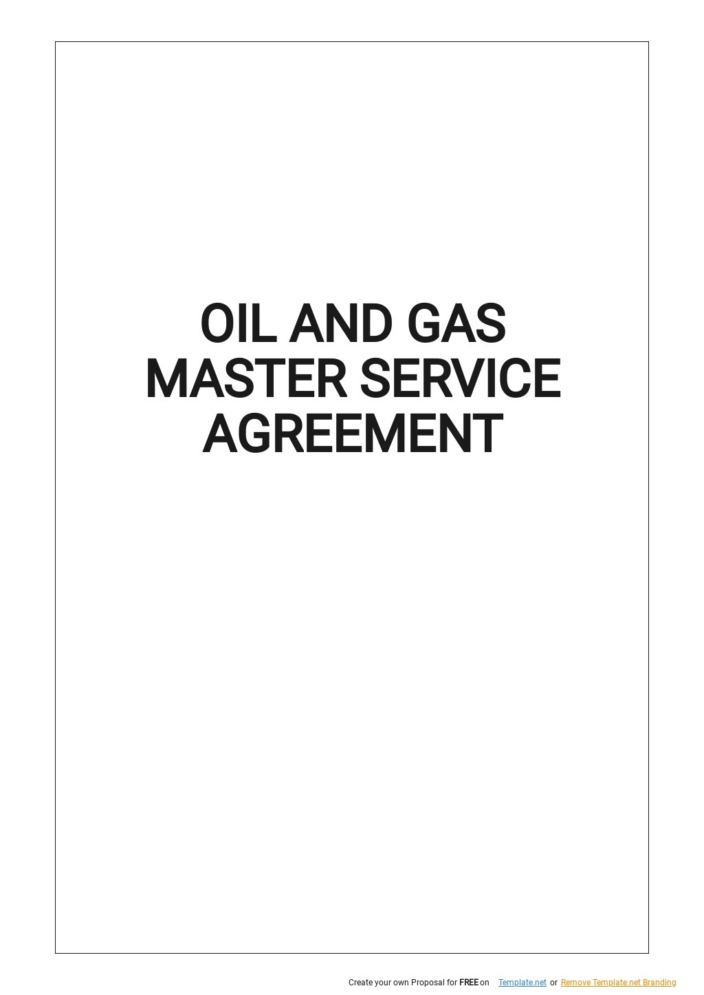 Oil and Gas Master Service Agreement Template.jpe