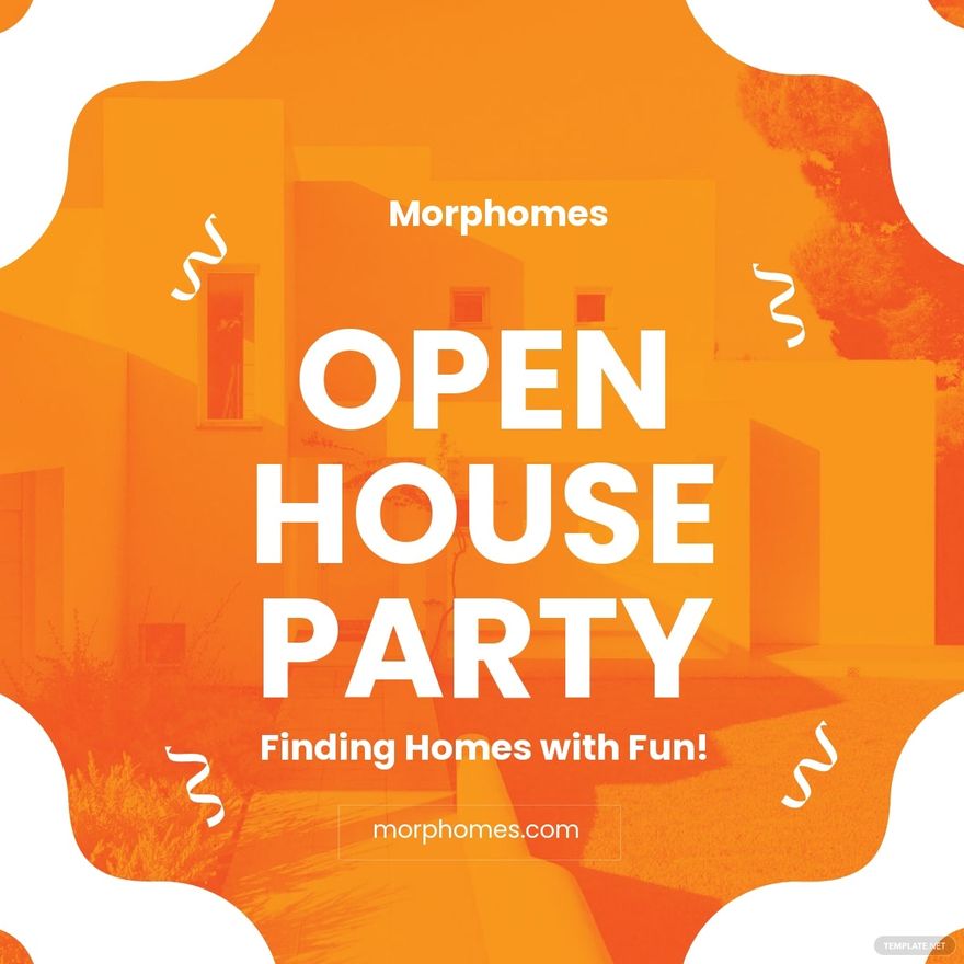 Open House Party Templates Design, Free, Download