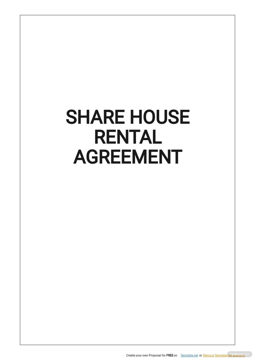 Nanny Share Agreement Template Google Docs Word Apple Pages