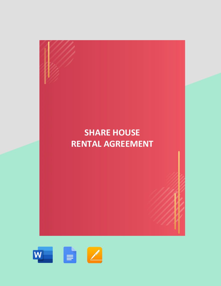Editable Rental Agreement Templates In PDF To Download