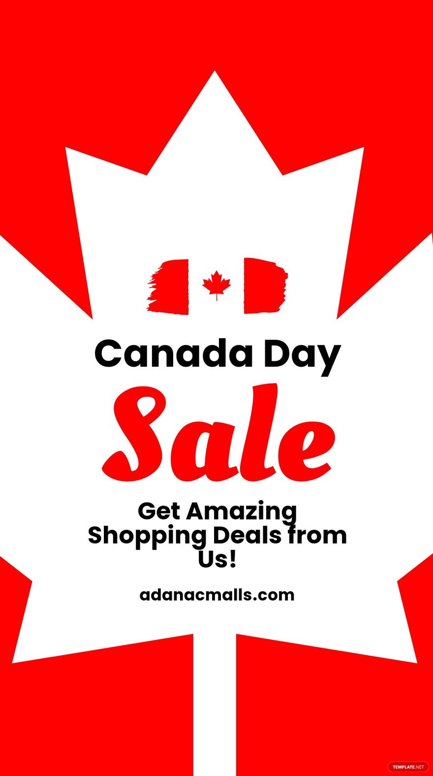 Canada Day Sale Instagram Story Template