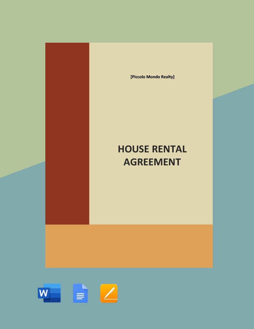 Basic House Rental Agreement Template