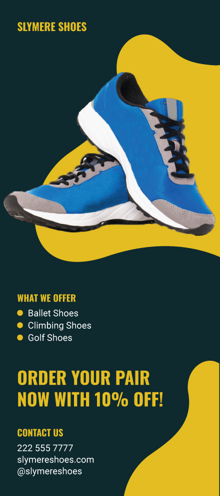 Product Promotion Rack Card Template - Google Docs, Word, Publisher ...