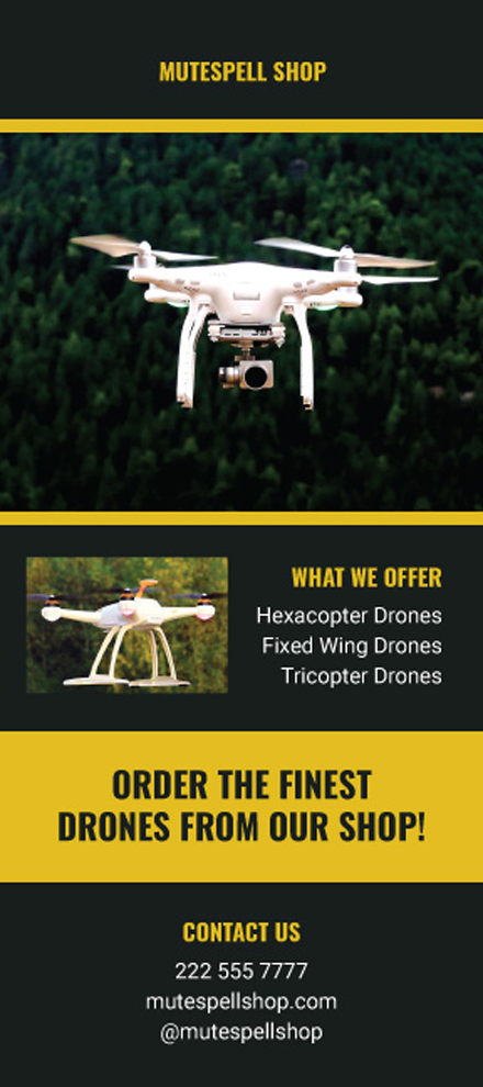 Product Promotion Rack Card Template - Google Docs, Word, Publisher ...